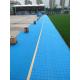 Double-Sided Slotted Outdoor Sports Artificial Turf Shock Pad HIC Safety Food Grade EU Standard UV Resistant