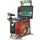 Arcade game red color fiberglass material high definition LCD shooting