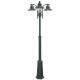 Outdoor Antique Garden Cast Iron Light Pole Lamp Post With Sand Casting