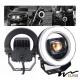 3000LM Auxiliary Round Amber Fog Lights For Off Road 4x4 Bumper Truck