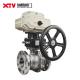 Acid Media Compatible 2PC Flange Ball Valve for Normal Temperature Industrial Needs