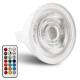 PC LED Spotlight Bulbs Gu5.3 Energy Efficient For Indoor Lighting