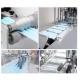 High Productivity 3 Layer Face Mask Machine , Face Mask Production Line