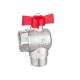 Smooth Male X Female Ball Valve PTFE M1 X F1 Brass T Handle Gas Valve