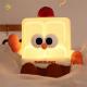 Cute Funny Design Unique Silicone Safe Soft Night Light  Companion Lamp Bedside Lamp Indoor