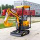 Energy Efficient  Yellow 1.8 Ton Mini Excavator Machine With Attachments
