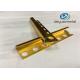 6063 T5 Aluminium Metal Edging Strip With Polishing Golden