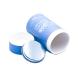 Blue Color Printed Matt Varnished Metal Tube Packaging Biodegradable For Tea