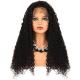 180% Density Kinky Curly Front Lace Human Hair Wigs With Baby Hair 120g-300g