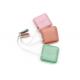 PU Leather Retractable Tape Measure Body Personalized 20mm Thick Metal