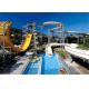 ODM Water Amuse Aqua Park Rides Fiberglass Slide for Swimming Pool