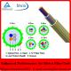 Air Blowing 2~12 Core Micro Duct Fiber Optic Cable