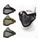 Military Equipment Half Face Wire Mask Outdoor Field Facial Safety Protective Mask Mesh