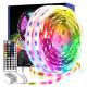 5050 RGB Color Changing Music Sync Ambient Bluetooth Smart Strip Light for Decoration
