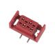 1.27 Mm Idc Connector Red Female Header 4 Pin 500AC Withstanding Voltage