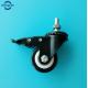 1.5 Inch PVC Swivel Thread Roller Wheel Casters With Brake