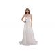 Backless White  Wedding Bridesmaid Dresses Embroidery Lace Long Dress