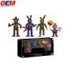 Customized OEM Hot sell New arrival Five Nights At Freddy Action Figures 4pcs/pack FNAF Toy Model   PVC Action Figure