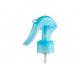 28/410 Mini Trigger Sprayer Transparent Blue With Ribbed Closure