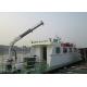 1 Ton Marine Hydraulic Boom Crane Telescopic Boom Less Installation Area