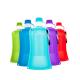 Silicone Bag Pouch Hiking Customized Double Sealing Collapsible 500ml Drinking Water