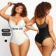 2024 HEXIN Women's Sexy Mesh Bodysuit Casual Skinny Fit Breathable Solid Style for Slimming