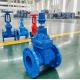 Resilient Seat Flange End Underground Gate Valve With Handle Wheel Actuator