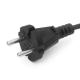 European Standard 2 prong pin computer AC power cord cables 2 pin Eu power cable 2 pin power cord