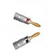 Gold Plated Male Nakamichi Banana Plugs 4mm For Audio Jack Speaker
