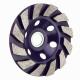 100mm Diamond Concrete Grinding Cup Wheel Customized With 12 Sharp Segments
