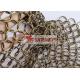 2.0x20mm Antique Bronze Welded Metal Ring Mesh Curtain For Architectural Designs