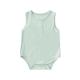 Bamboo fiber 2023 summer thin rompers baby sleeveless vest bodysuits newborn jumpsuit