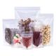 Transparent Stand Up Mylar Bags Food Clear Resealable ziplockk Bags