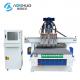 Italy HSD Brand 4 Axis Cnc Wood Router 1325 Vacuum Table Yaskawa Servo Motor