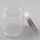 7.0oz/200ml PET Clear Plastic Jar With Aluminum Cover, Wide Mouth Jar For Food Snacks Cosmetic Packaging Storage Tank
