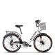 26 Inch Women Electric Bike With Basket Step Through E Bike 48v 350w 9.6Ah