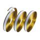 Durable Channelume Aluminum Extrusion Shapes 0.5 MM Brushed Gold Color Painting