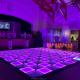 48/96pcs RGB 3in1 LED Matte Dance Floor For Wedding Party Stage