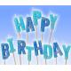 Glitter Letter Shaped Birthday Candles 100% Paraffin Non Toxic For Celebration