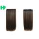 Straight Popular Synthetic Human Hair Extensions , New Stylish Comfortable Synthetic Fibre Hair Extensions