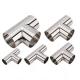 ANSI/ASME Stainless Steel Carbon Steel Butt Welding Tee Customizable Sizes & Material Industrial Grade
