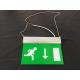 3 Hours Operation Rechargeable LED Double Side Emergency Exit Sign