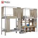 Support customization High Grade Quality Guaranteed Full Size Black Color Bunk Metal Frame Twin Bunk Bed