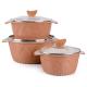 sustainable Aluminum Cookware Set  Excellent Thermal Conductivity