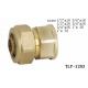 TLY-1203 1/2-2 Male aluminium pex pipe fitting brass nipple NPT copper fittng water oil gas mixer matel plumping joint