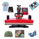 Double Display Advanced New 15 In 1 Combo Heat Transfer Machine Sublimation Heat Press Machine For Mug/Hat/Tshirt/Slate