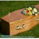 Cheap Stock English Style Wooden Coffins UK Style Casket Baby Caskets Adult Application Funeral Coffin For The Dead