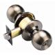 ANSI Knob Door Lock Changeable Square Corner 1x2-1/4 Zinc Alloy Exterior Door Handle With Lock