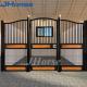 Custom Security Permanent Bamboo European Horse Stall Hot Dipping Galvanized