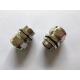 Eexd / Eexe Brass Explosion Proof Connectors For Cable Wiring Pipe Union